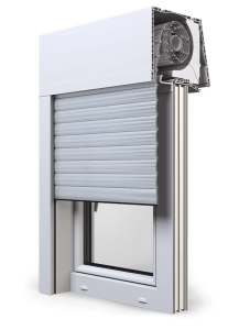 Aufsatzrollladen mit Fensterprofil